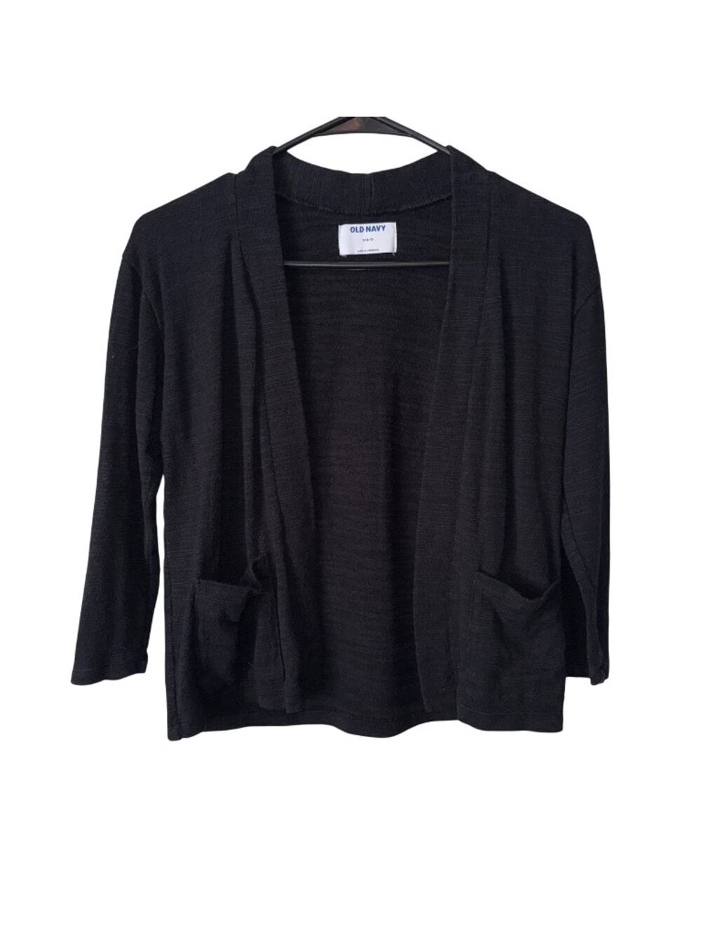Old Navy  Black Open-Front Cardigan S
